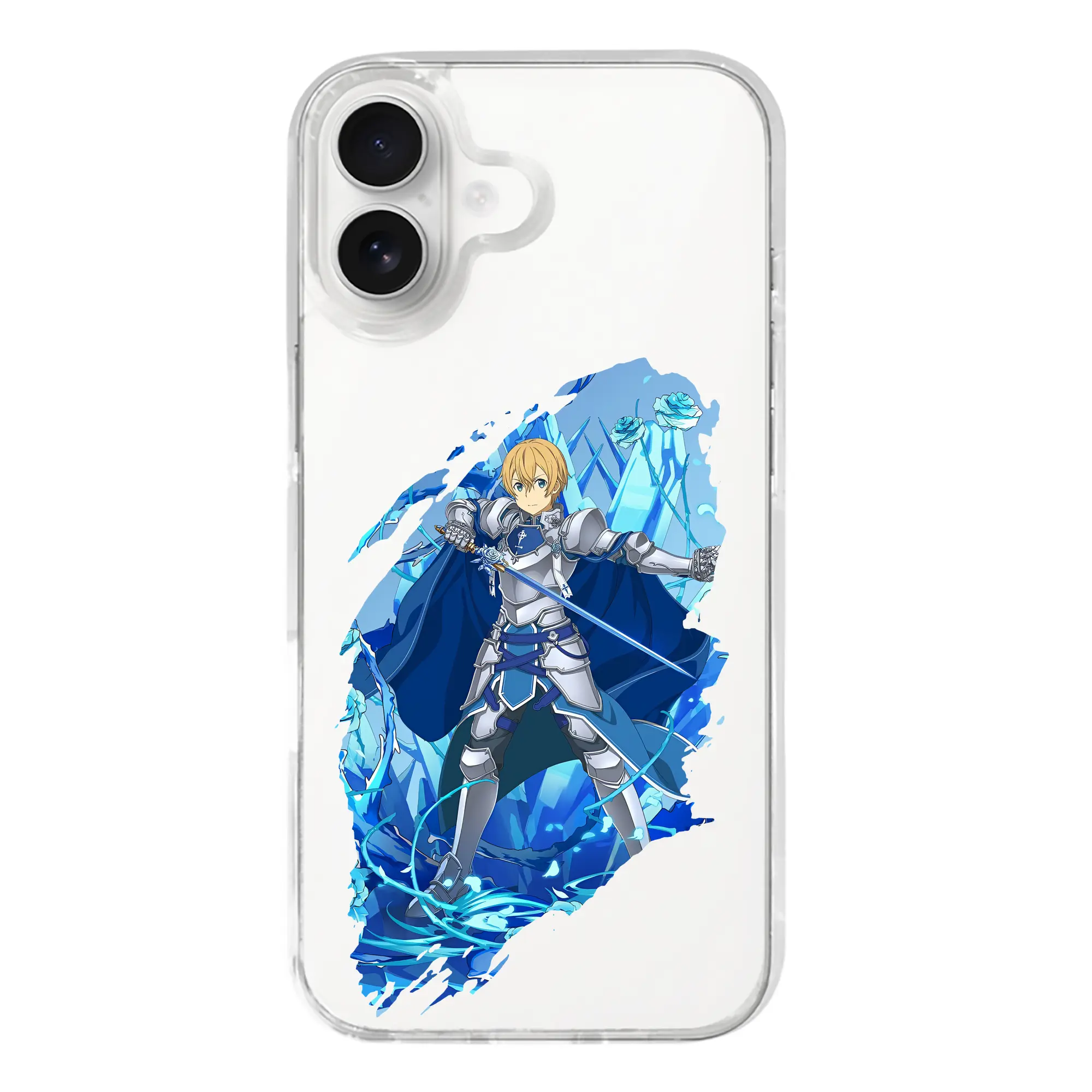 ソードアートオンライン グッズ ユージオ - iPhone 17シリーズ 透明スマホケース – 薄型・耐衝撃・精密フィット保護カバー